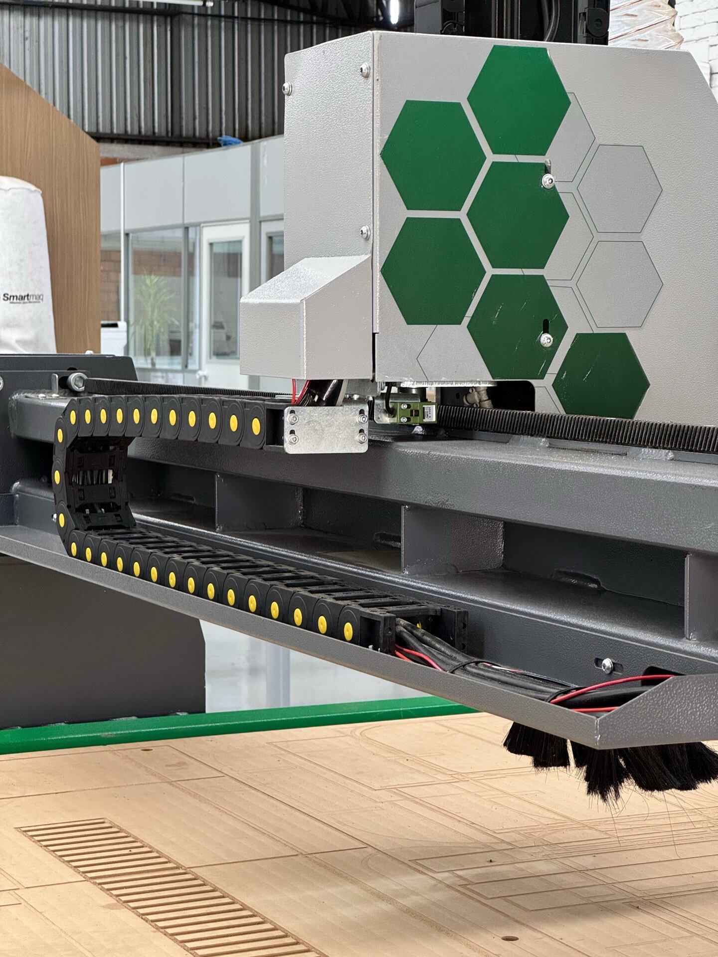 Spindle da CNC Router RT3000 em usinagem