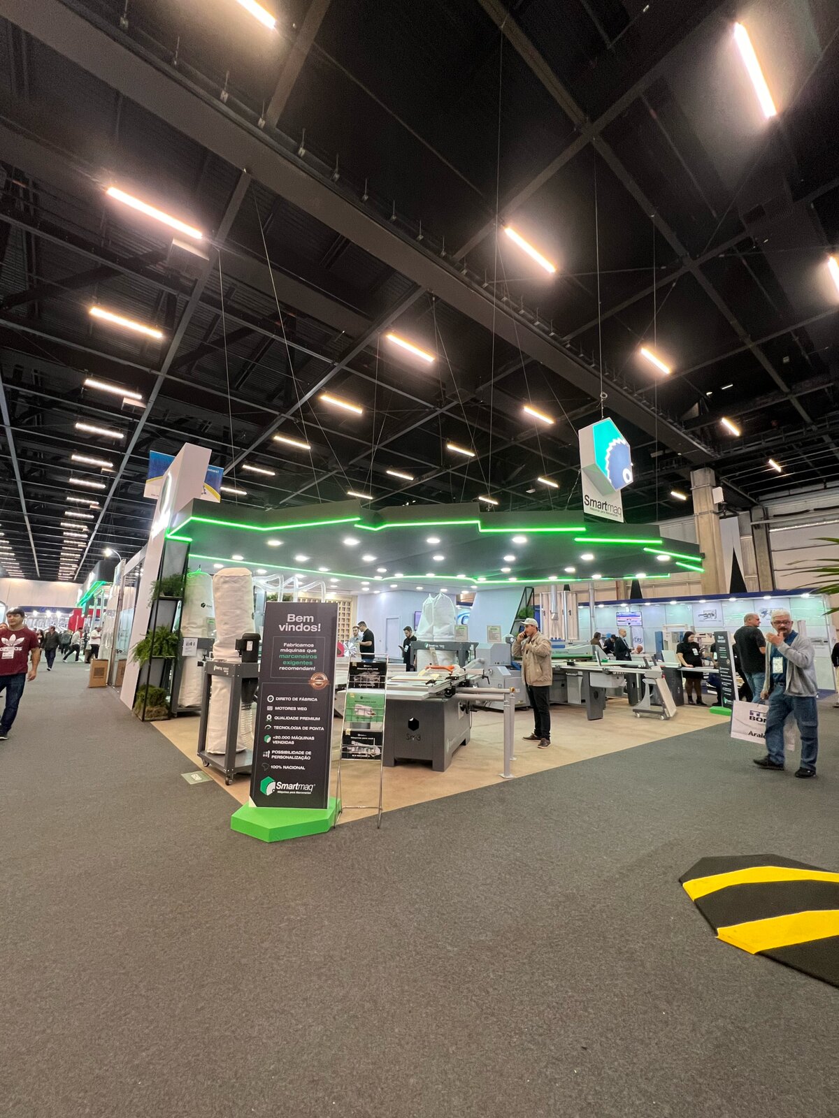 Smartmaq em feira de marcenaria
